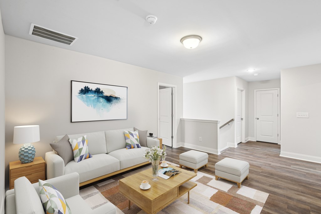 Upstairs loft area, can be used as TV room, playroom, etc.