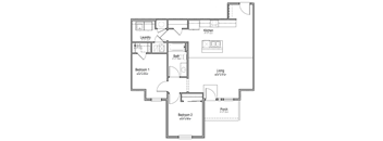a floor plan of a home