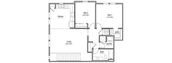 a floor plan of a small house
