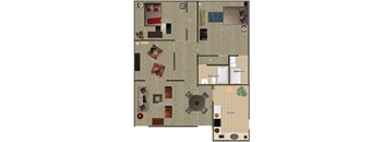 2 Bedroom 2 Bath w/ Den