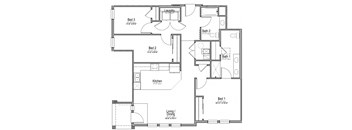 a floor plan of a house