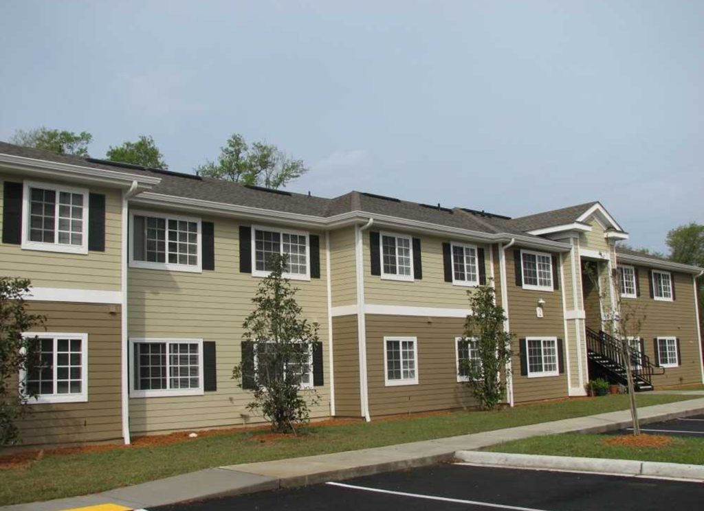 our apartments are located in a conveniently located complex on the corner of a street