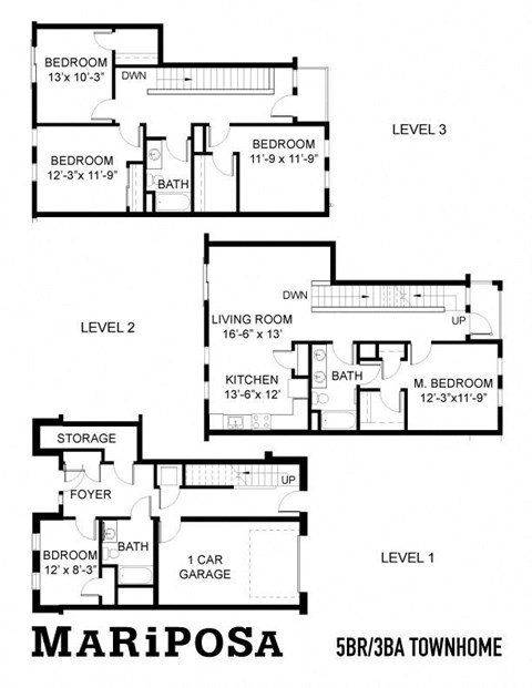 the floor plans for the two story include two bedrooms and baths