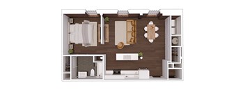 A14 Floor Plan at The Mill at Prattville, Prattville, Alabama