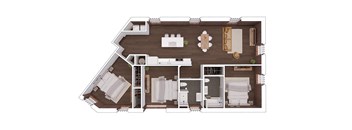 A3.1 Floor Plan at The Mill at Prattville, Prattville, AL