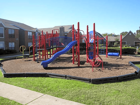 the playground at the apartments for rent