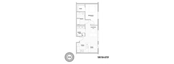 the floor plan of the apartment