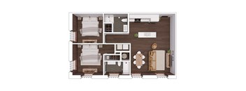 B2.4 Floor Plan at The Mill at Prattville, Prattville