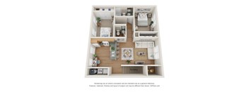 2 Bedroom Garden Style