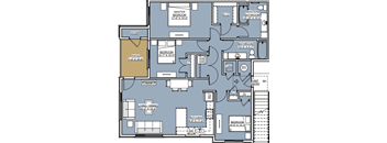 a floor plan of a house