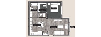 Central Park II: 1 Bedroom (A1)