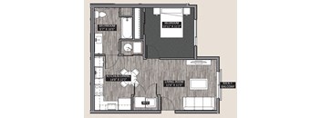 Central Park II: 1 Bedroom (A1 Type A)