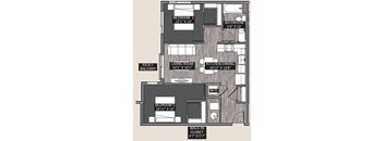 Central Park II: 2 Bedroom (B1)
