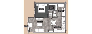 Central Park III: 1 Bedroom (A2)