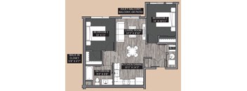 Central Park III: 2 Bedroom (B1)