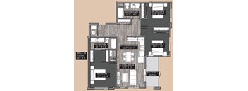 Central Park III: 3 Bedroom (C1)