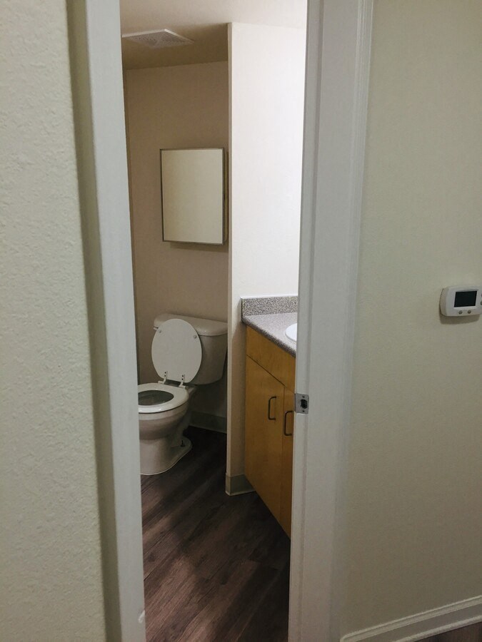 a small bathroom with a toilet and a sink