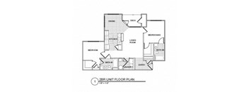 floor plan  2nd and 3rd floor with 2 bedrooms  4605