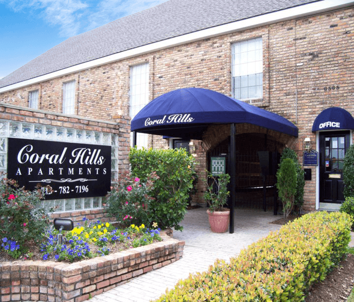 the front of the goral hills apartments building