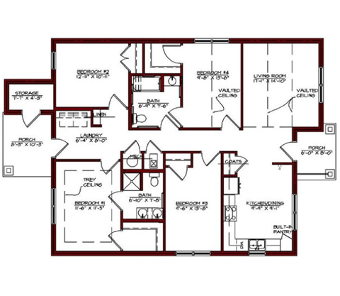 100 Waterford Trail 3-4 Beds Apartment for Rent - Photo Gallery 18