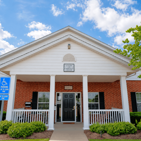 A building with a sign that says "Least Serious Community".