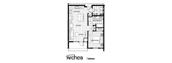 Arches | 1 Bedroom 1 Bath