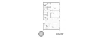 the floor plan of the apartment