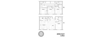 the floor plan of the apartment