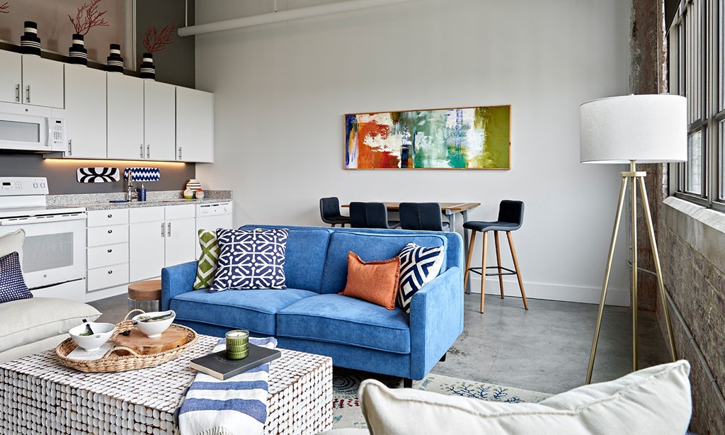 Open Concept Floor Plan at Parcels at Concourse, Memphis, TN