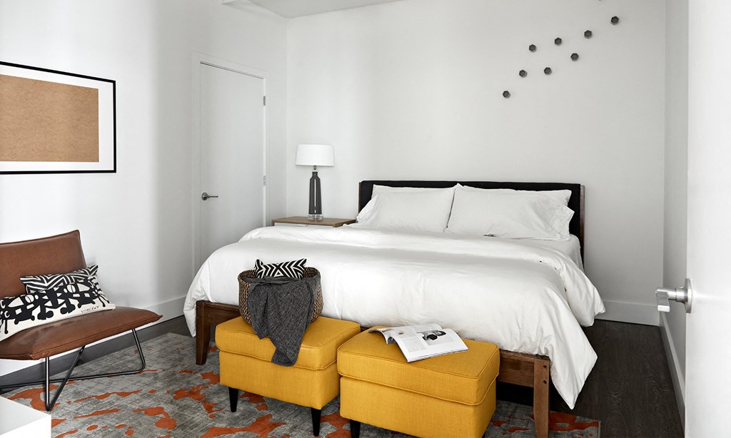 Bedroom at Parcels at Concourse, Tennessee, 38104