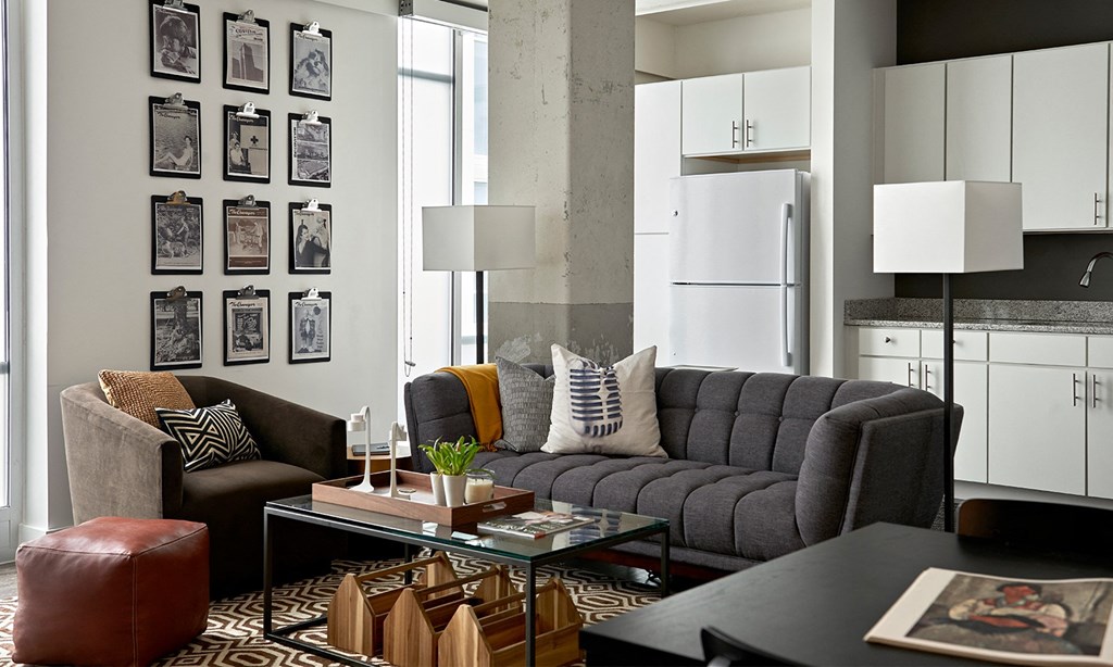 Living Room Come Kitchen at Parcels at Concourse, Tennessee