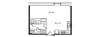 S3 S5 Floor Plan at Lofts at Union Alley, Memphis, TN, 38103