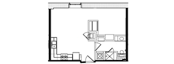 S4 Floor Plan at Lofts at Union Alley, Memphis