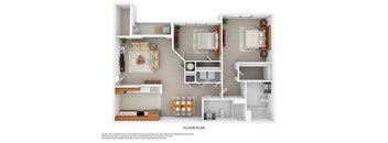 the floor plan of acacia residence