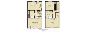 2BR, 1.5BTH