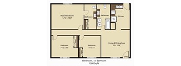 3BR, 2BTH