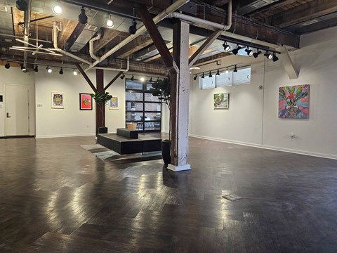 Clubhouse Lobby at South Main Artspace Lofts, Tennessee, 38126