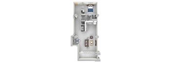 A14 Floor Plan at Parcels at Concourse, Tennessee