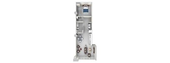 A2 Floor Plan at Parcels at Concourse, Memphis, TN, 38104