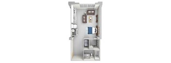Crafton Floor Plan at Parcels at Concourse, Tennessee