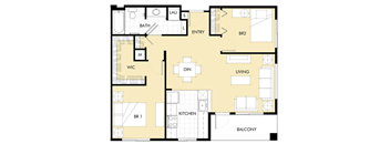 Phase 4 Building 1 Corner Flat