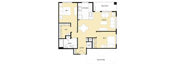 Phase 4 Building 1 Corner View Loft