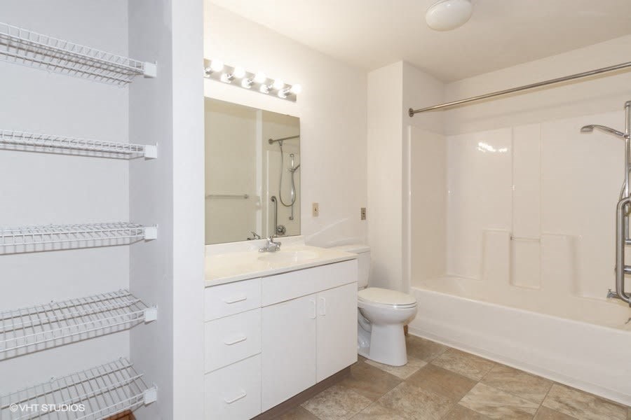 large bathrooms with lots of storage