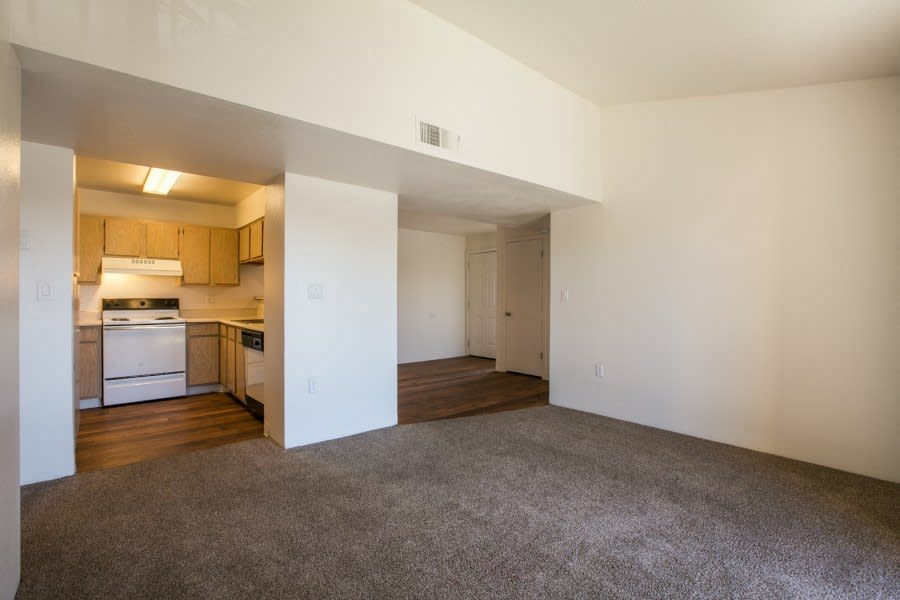 Enjoy the high ceilings and open layout