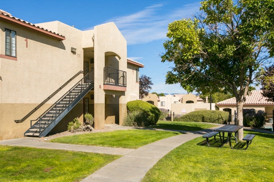 Picnic area at our community
