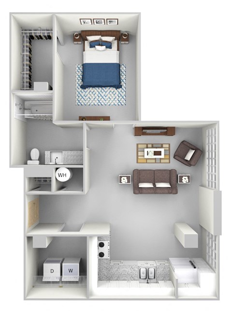 parcels A4 Floor Plan at Parcels at Concourse, Tennessee