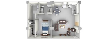 parcels A9 Floor Plan at Parcels at Concourse, Memphis, Tennessee