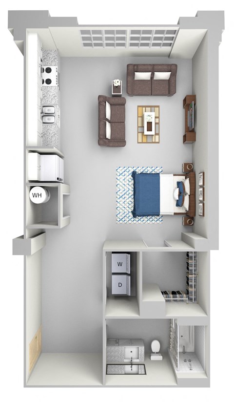 parcels Crafton5 Floor Plan at Parcels at Concourse, Tennessee