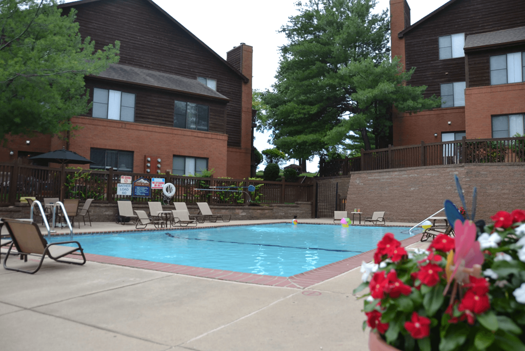 our apartments have a large pool for residents to enjoy