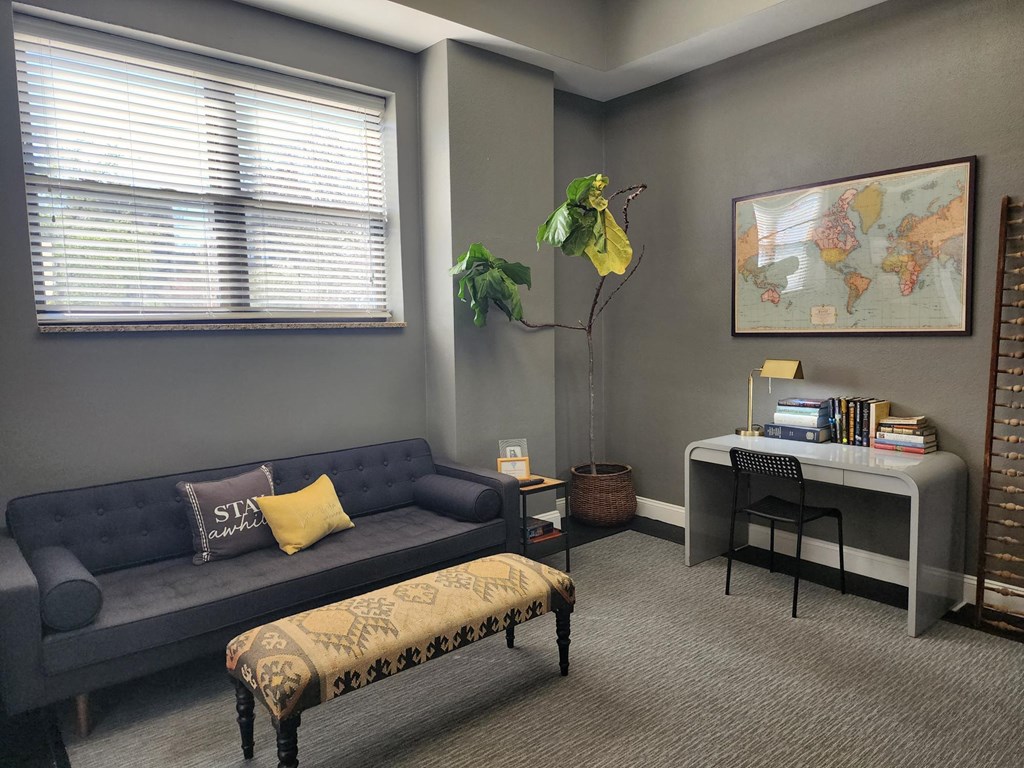 Living Room at Convent Gardens Apartments, St. Louis, Missouri